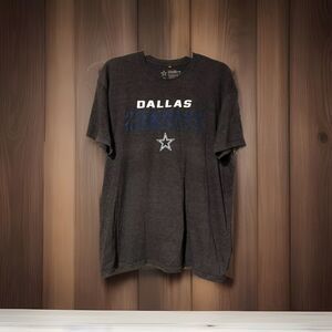 Dallas Cowboys XL T-Shirt Gray Football Fan Apparel Men's Tee Star Argyle Logo